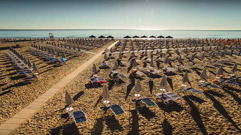 La spiaggia dorata di Giulianova - Hotel Cristallo