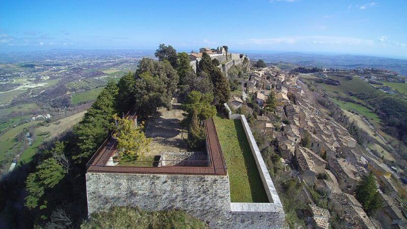 La Fortezza di Civitella del Tronto a pochi chilometri dall'Hotel Cristallo di Giulianova